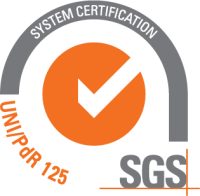 Logo Certificazione di QUALITÀ:<br><strong>Certificato UNI/PdR 125</strong>
